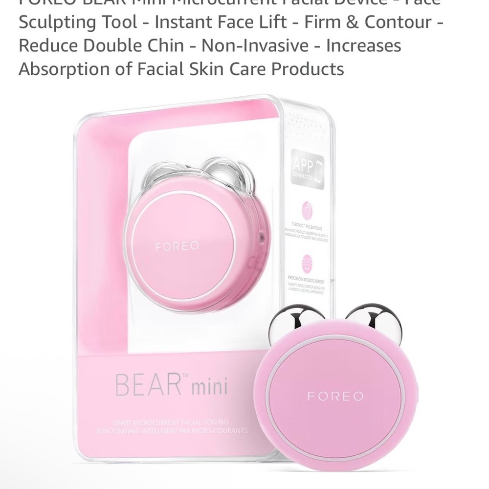 FOREO BEAR Mini Pink Facial Toning Device